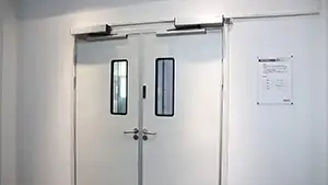 Porte battante hermétique